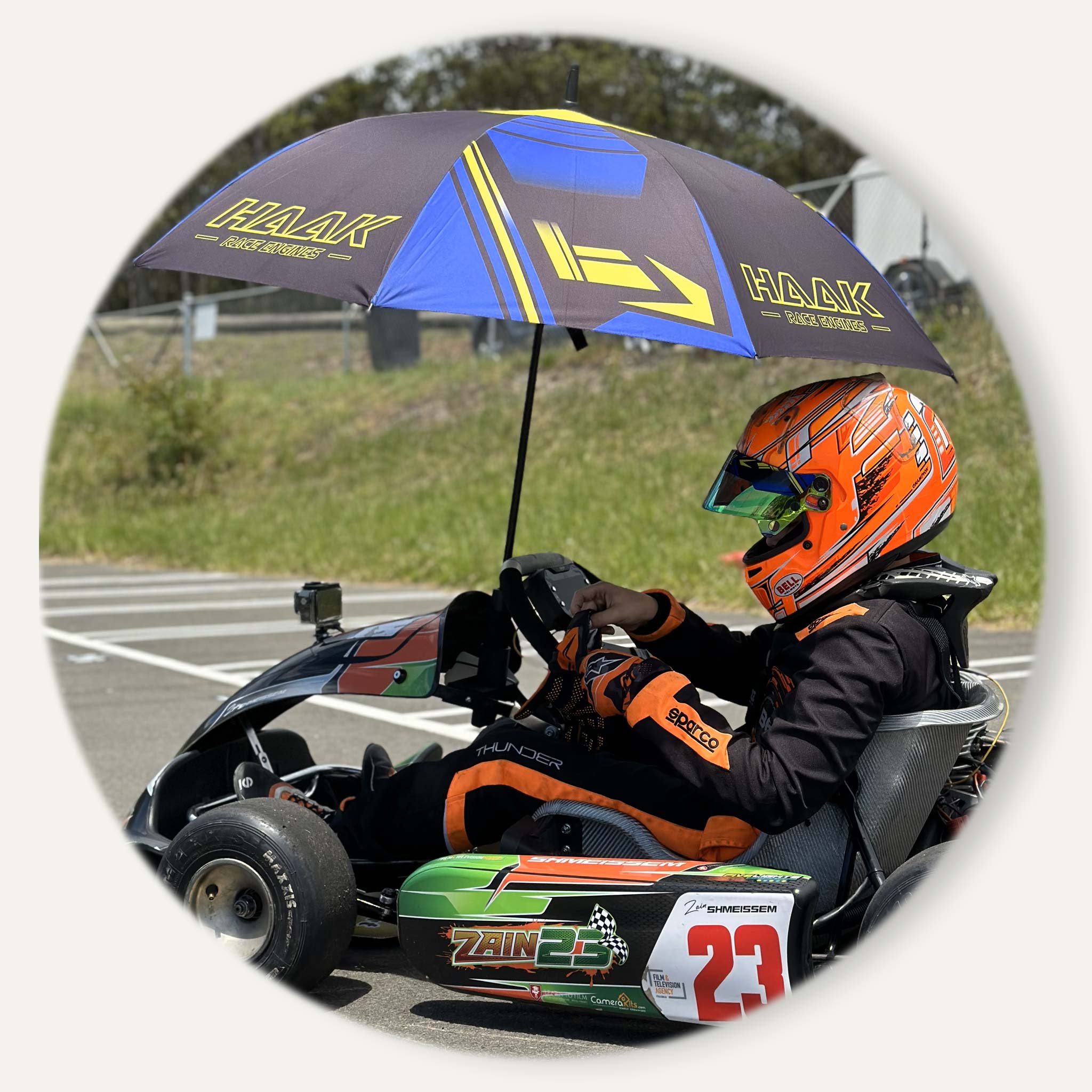 Umbrella Holder Kart Mounted